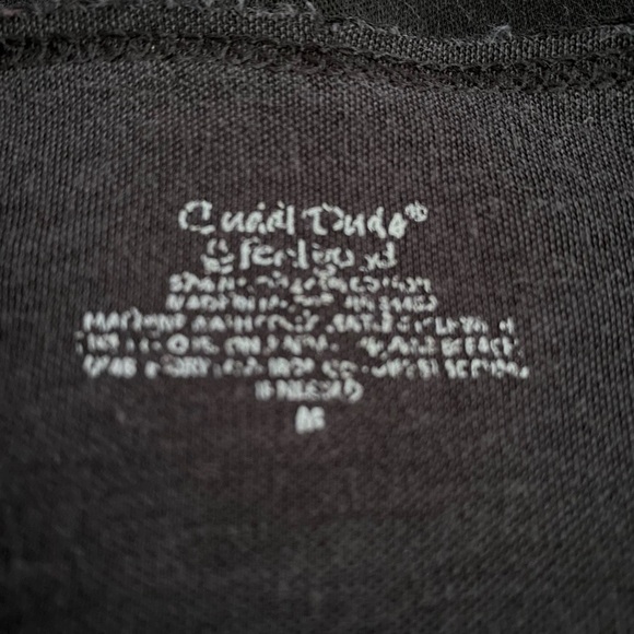 Cuddl Duds Black Long Sleeve Crew Neck Top Size Medium - Picture 6 of 6